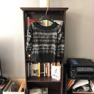 Black and white holiday sweater